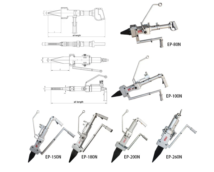 hydraulic wedge spreader parameters